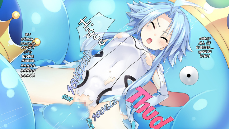 Choujigen Game Neptune HCG Shuu ～Taihen'! Oneechan Slime ga Tairyou Hassei Shite Ru yo... Sore wa Slinu deshoo Te'!? Wa' Honto ni Slime da!? Chotto Waaaaaa～