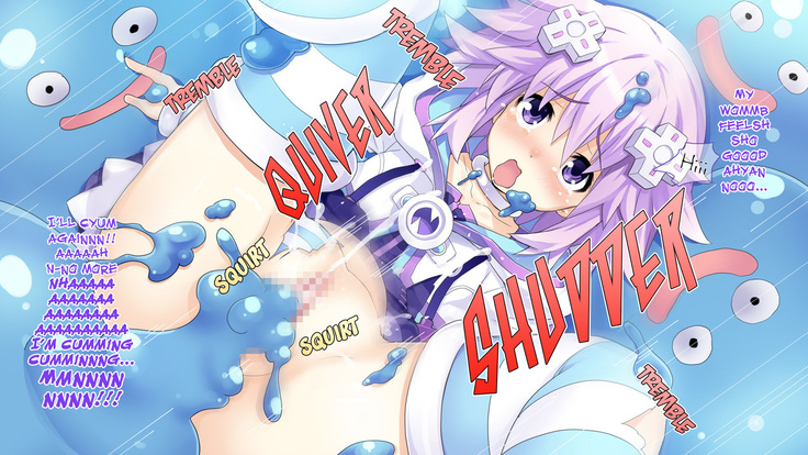 Choujigen Game Neptune HCG Shuu ～Taihen'! Oneechan Slime ga Tairyou Hassei Shite Ru yo... Sore wa Slinu deshoo Te'!? Wa' Honto ni Slime da!? Chotto Waaaaaa～