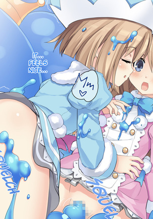 Choujigen Game Neptune HCG Shuu ～Taihen'! Oneechan Slime ga Tairyou Hassei Shite Ru yo... Sore wa Slinu deshoo Te'!? Wa' Honto ni Slime da!? Chotto Waaaaaa～ Page #27