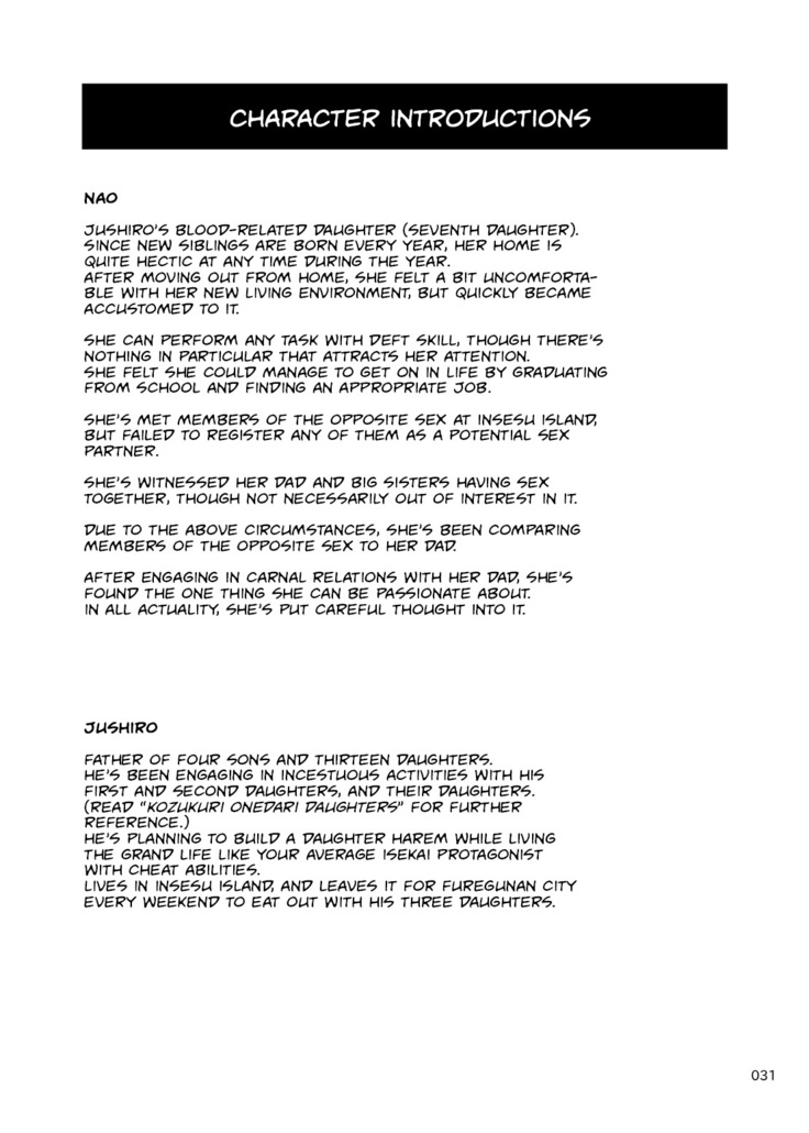 Nakadashi! Papachin Junkie ~ Oyako Jusei Ninshin Bote H mo Aru yo | Dad's Dick Junkie Daughter - I Love Creampie - Vol. 01