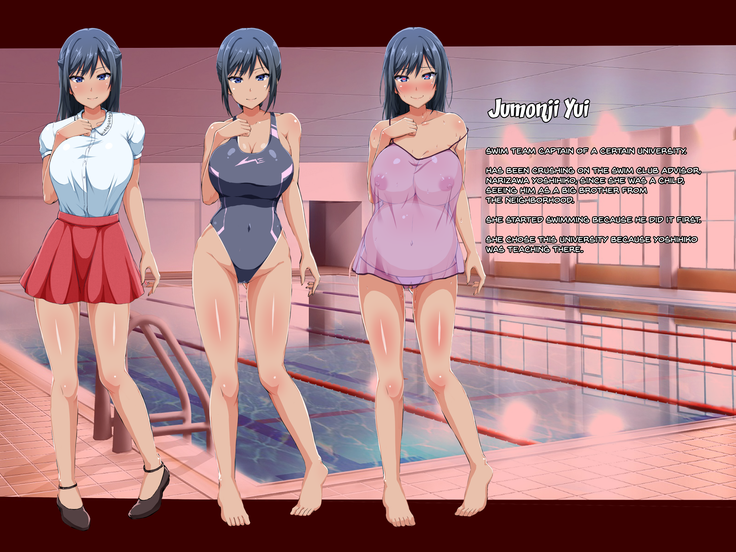 Suiren - Kyouei Mizugi no Mama Okasarete Netorareta Kanojo | Swimming Practice - A Story About My Girlfriend Getting Fucked By Another Man While Wearing Her Swimsuit