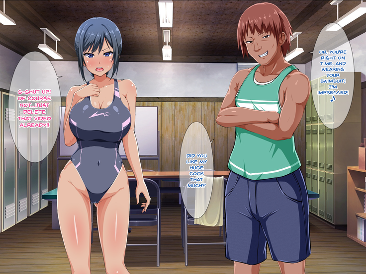 Suiren - Kyouei Mizugi no Mama Okasarete Netorareta Kanojo | Swimming Practice - A Story About My Girlfriend Getting Fucked By Another Man While Wearing Her Swimsuit