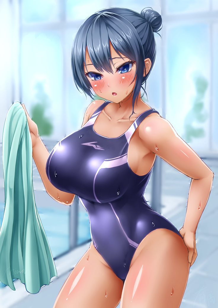 Suiren - Kyouei Mizugi no Mama Okasarete Netorareta Kanojo | Swimming Practice - A Story About My Girlfriend Getting Fucked By Another Man While Wearing Her Swimsuit