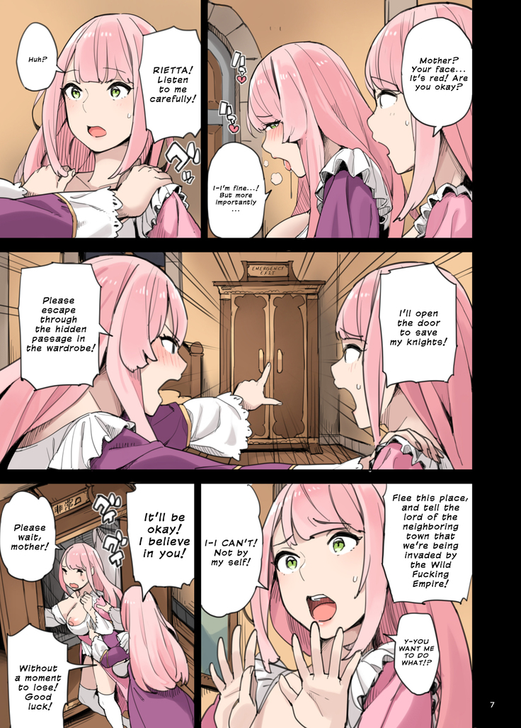 Shinryaku no Wild Ecchi Teikoku!! -Inran Dasshutsu Hen- | The Invasion of the Empire of Wild Fucking!! - Lewd Breakout Edition -