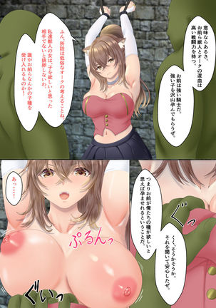 Orc ni Torawareta Nekomimi Kishi no Junan - Page 9