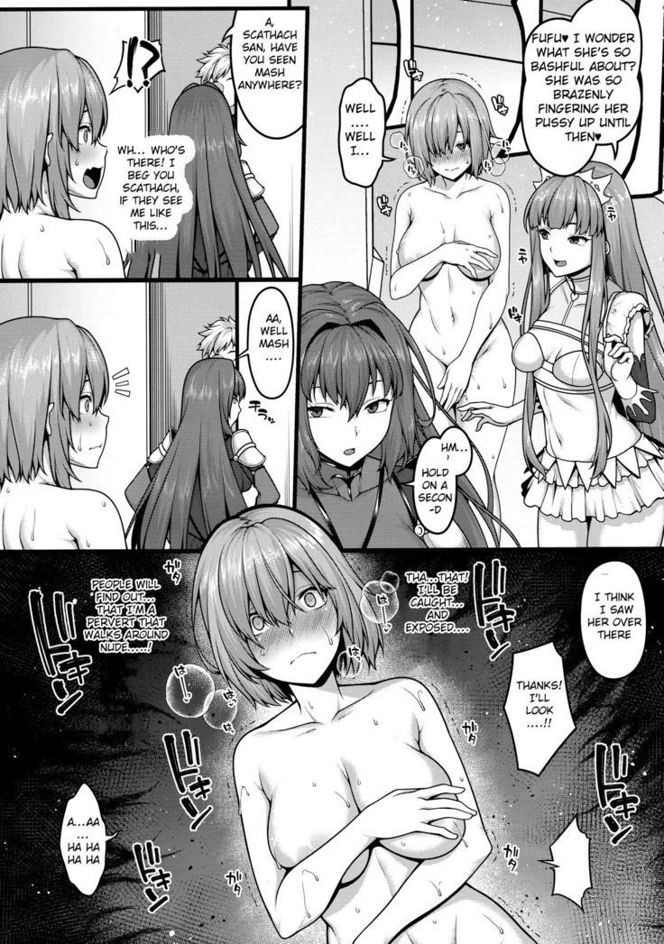 Zenra Roshutsu Shujinkanshi Onani ni dohamarishita Hentai Kouhai Mash Kyrielight