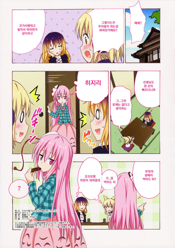 Gensoukyou Rakuenka Keikaku 19 | 환상향 낙원화 계획 19