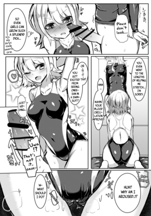 Futanari Onnanoko ga Kyouei Mizugi no Onee-san to Ecchi suru Hon | A Book Where a Futanari Girl Gets Naughty With an Onee-san While Wearing a Swimsuit - Page 7