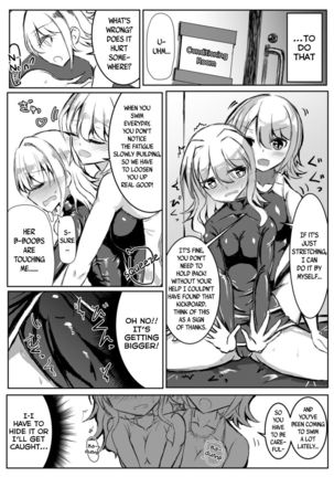 Futanari Onnanoko ga Kyouei Mizugi no Onee-san to Ecchi suru Hon | A Book Where a Futanari Girl Gets Naughty With an Onee-san While Wearing a Swimsuit - Page 5