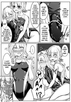 Futanari Onnanoko ga Kyouei Mizugi no Onee-san to Ecchi suru Hon | A Book Where a Futanari Girl Gets Naughty With an Onee-san While Wearing a Swimsuit - Page 6