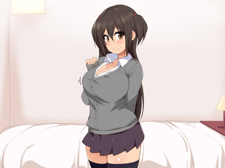 Kimochiyoku sarete nakadashi o yurushichau JK wa saigo ni wa nakadashi o motomete kuru JK