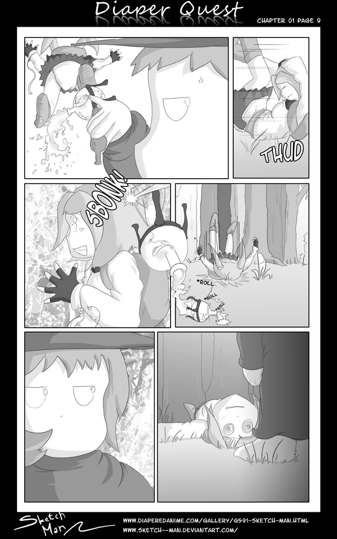 Sketch Man's Diaper Quest Complete