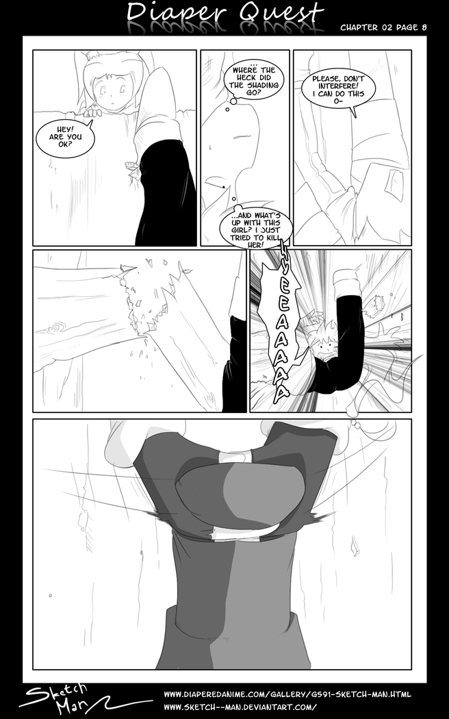 Sketch Man's Diaper Quest Complete