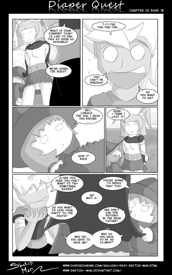 Sketch Man's Diaper Quest Complete