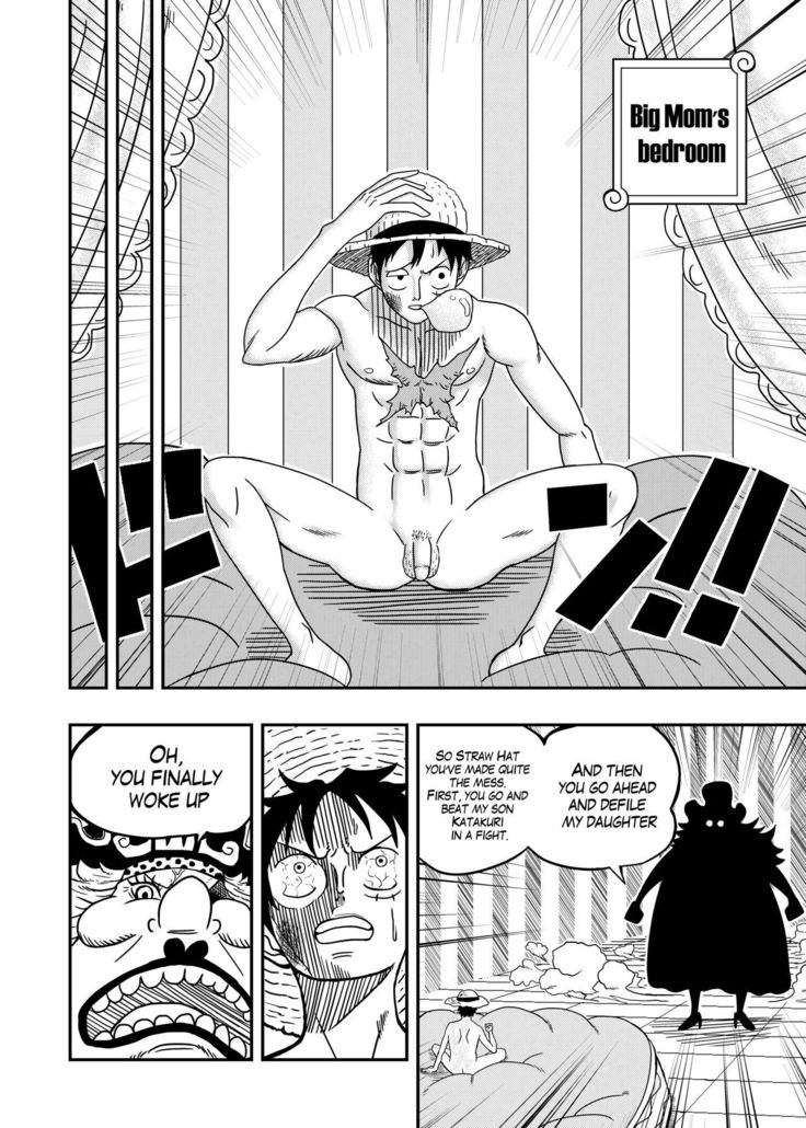 Charlotte Flampe x Luffy