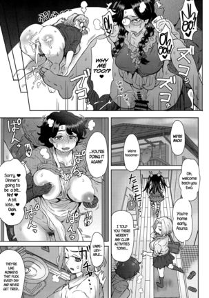 Ashitaba-san Chi de Nichijouteki ni Seishori Dekiru Isourou no Boku | My Daily Life Relieving My Sexual Urges in the Ashitaba Family Household   =TLL + CW= Page #14