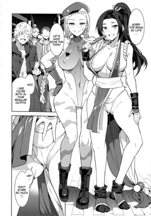 Kakutou Musume Yarimoku Goukon | Casual Sex Party With Fighting Game Gals - Page 4