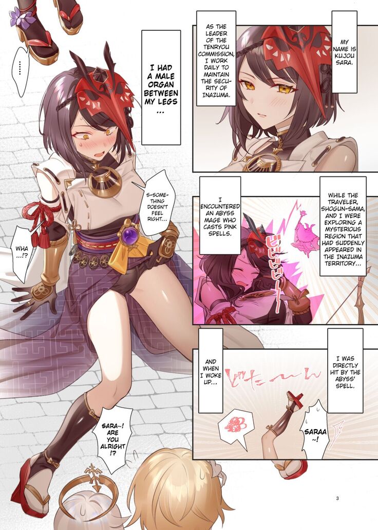 Futanari Sara-chan Muchu Ecchi de Datsu-doutei. | Futanari Sara-Chan, Losing My Virginity in Ecstasy.