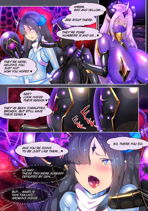 The story of the final fallen hero becoming a lewd, high ranking female officer. ーSHINING PEARL SQUAD: GAIN'S NEWEST EXECUTIVE.ー Page #8