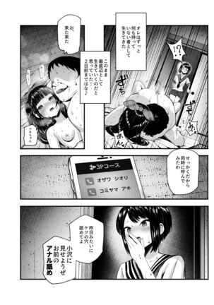 Moshimo Deliheal EX Ore wo Baikin Atsukai shita onna to zutto sukidatta onna wo nikubenki deliheal - Page 39