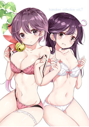 Dainana Kuchikutai hamaken collection Soushuuhen + Ushio-chan no Ohanami! Oppai Sakurazake.