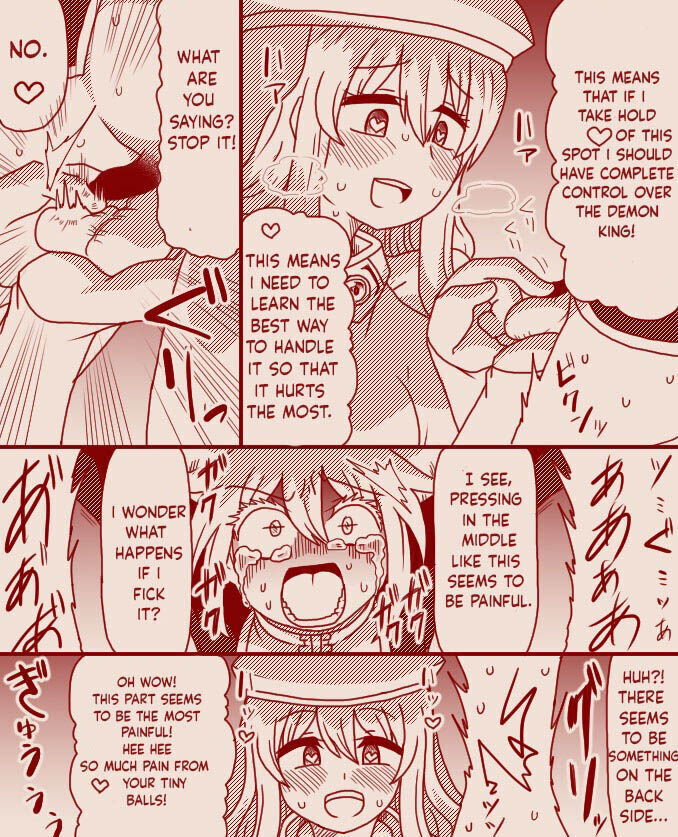 The demon king and the holy pristess