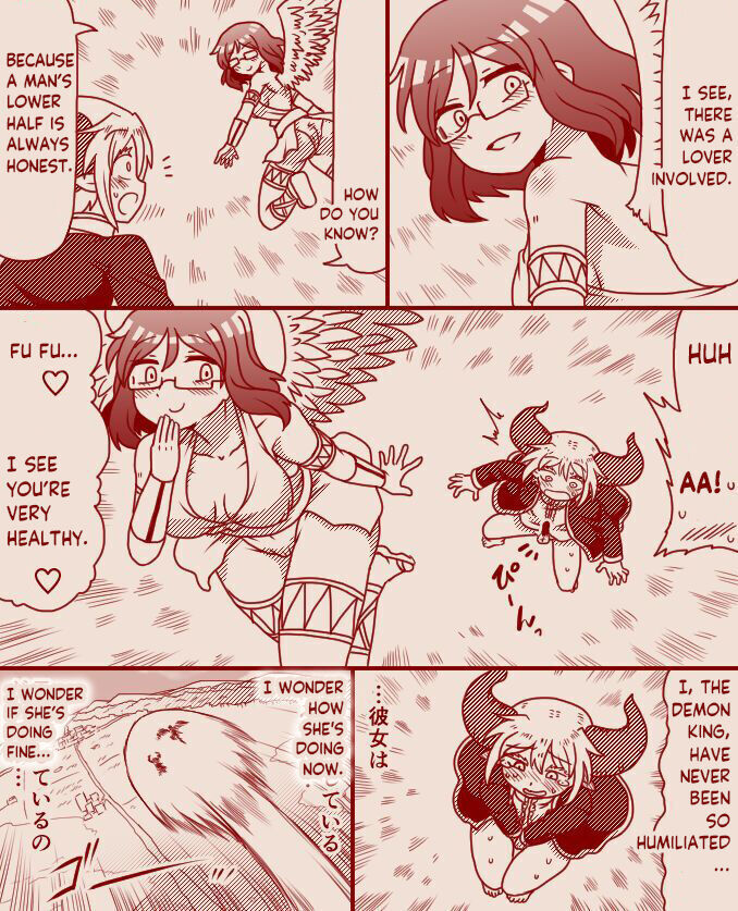 The demon king and the holy pristess