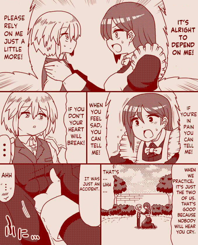 The demon king and the holy pristess