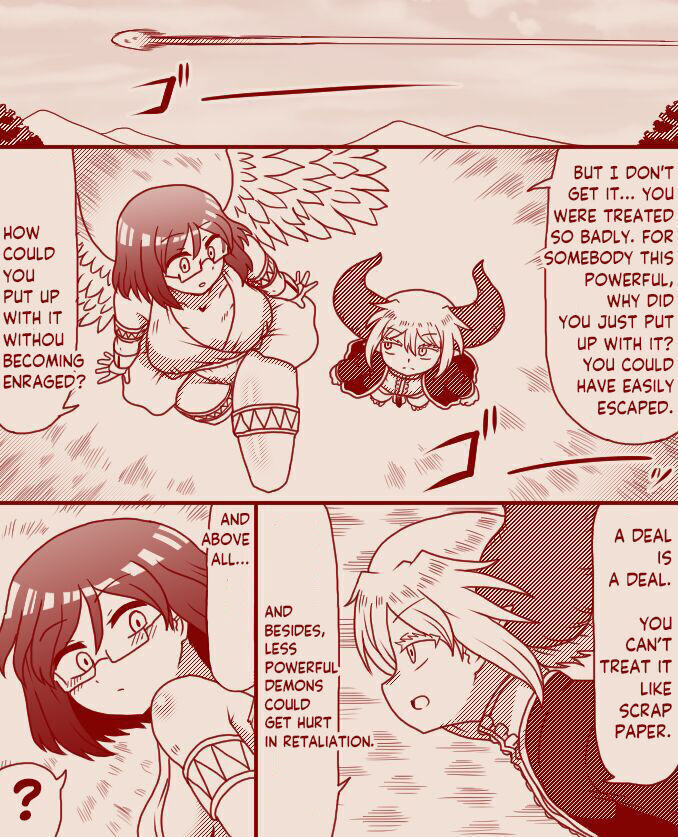 The demon king and the holy pristess