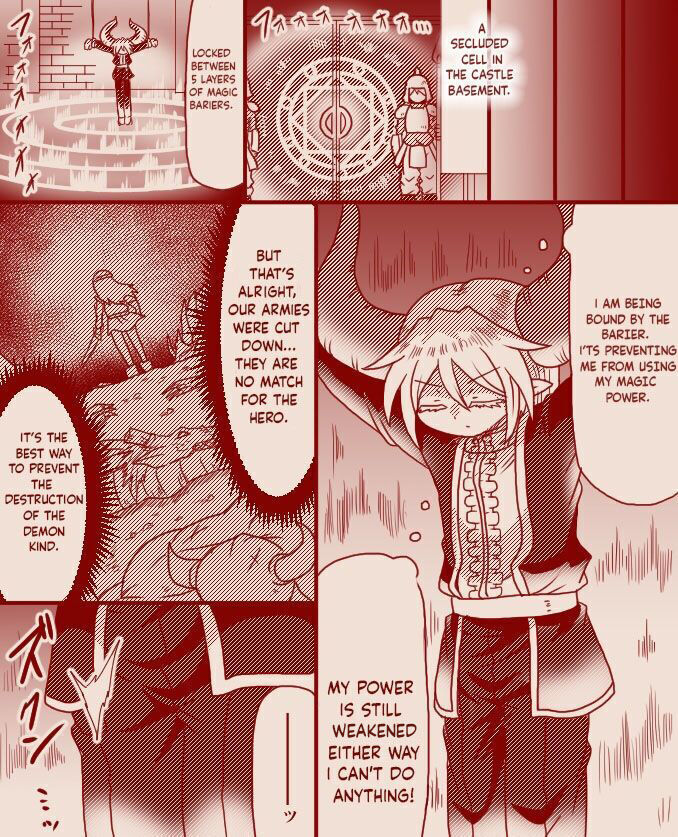 The demon king and the holy pristess