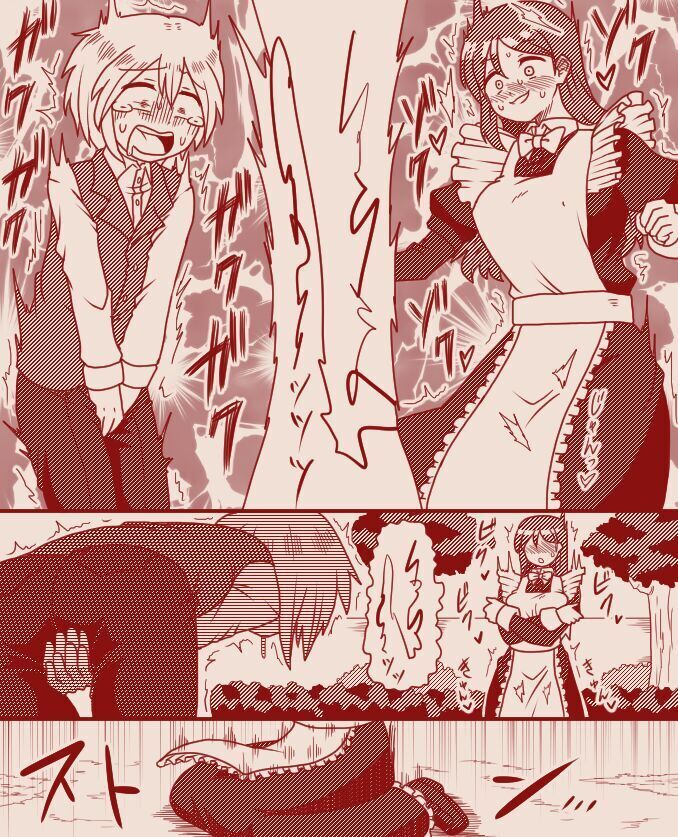 The demon king and the holy pristess