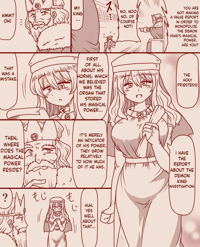 The demon king and the holy pristess