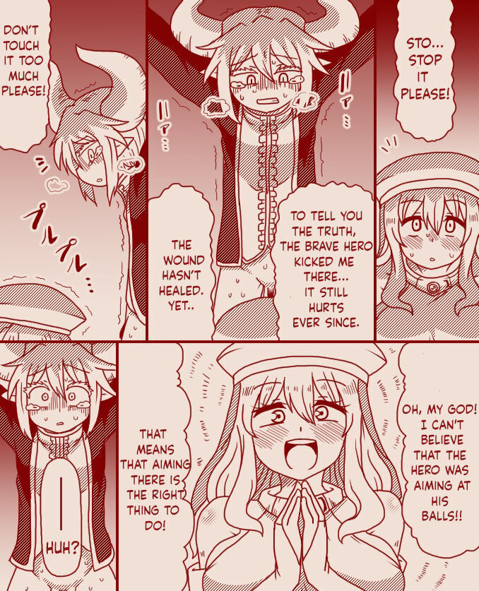 The demon king and the holy pristess
