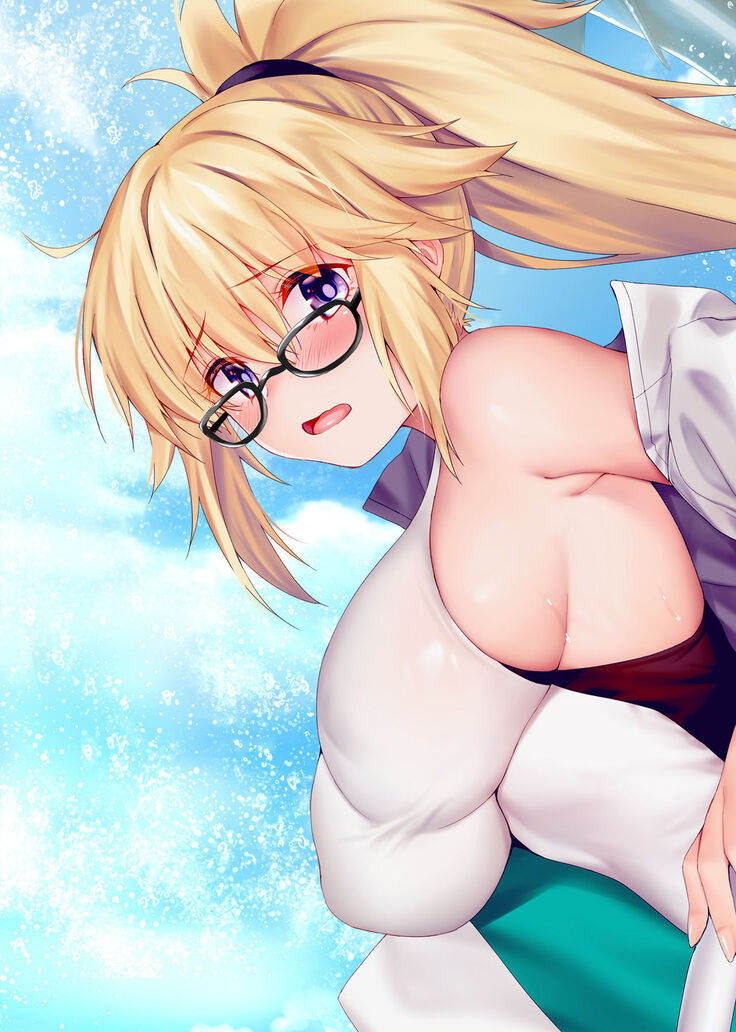 FGO Carnival 21 - Seijo ga Mizugi de Sekkyokuteki ni Semeru no wa Suki desu ka