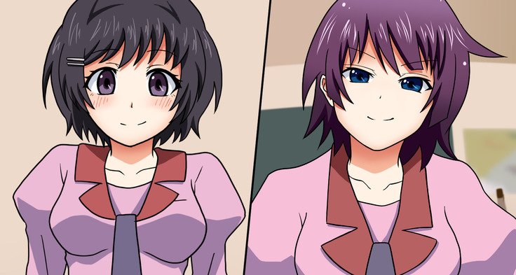 羽川翼&戦場ヶ原ひたぎ