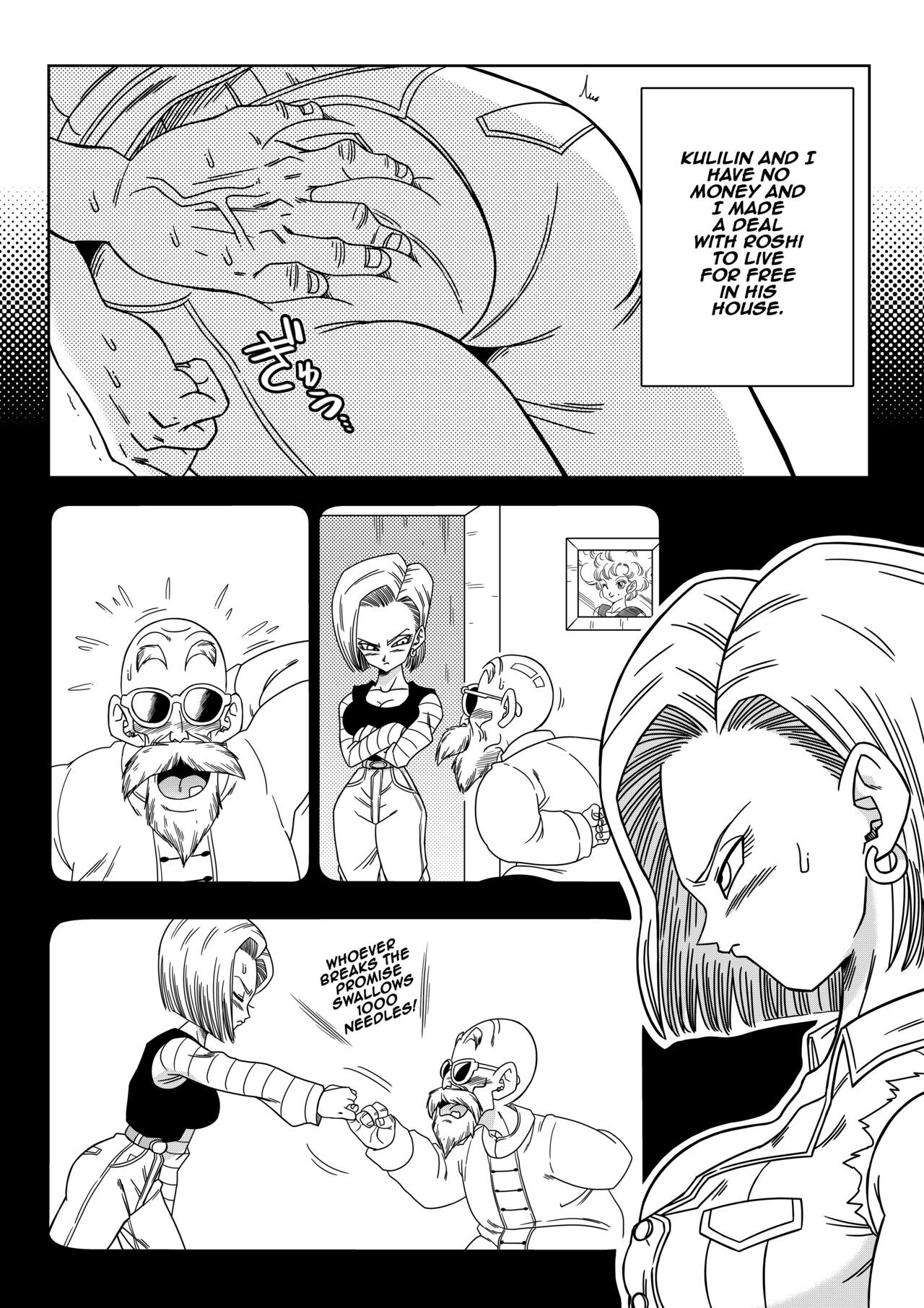 Android 18 vs Master Roshi - English - Dragon Ball Hentai