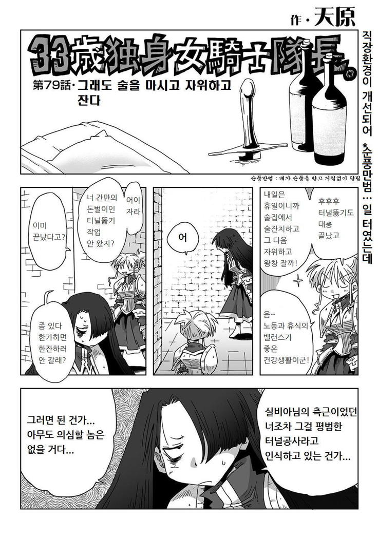33-sai Dokushin Onna Kishi Taichou | 33세 독신 여기사 대장 Ch. 47-86