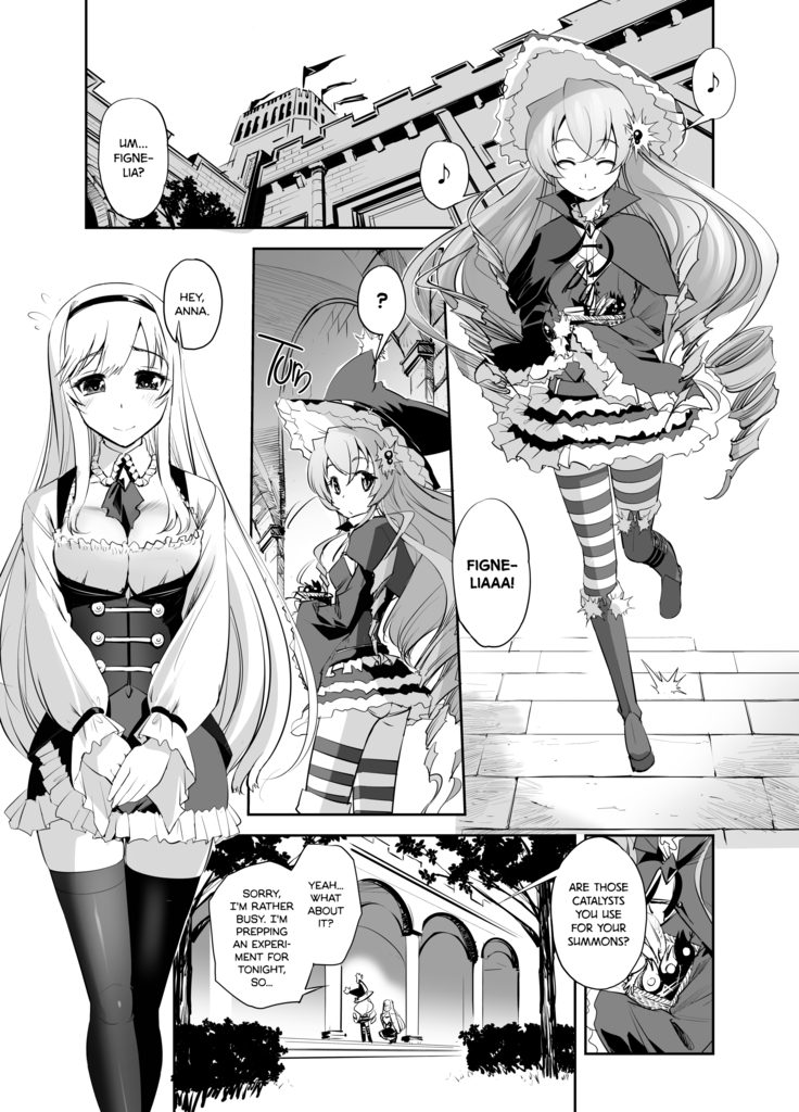 Anna to Majo no Shokushu Yuugi | Anna and the Witch's Tentacles (decensored)