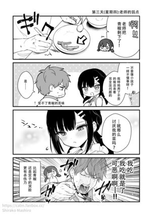 「Oshikake Kanojo no Omamagoto」no short neta manga Page #6