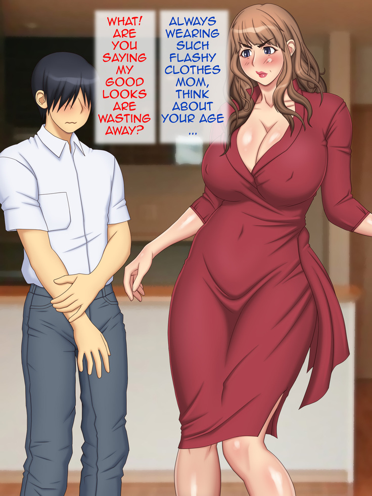 Eroi Kakkou Bakari shite Bimajo Kidori na Bonyuu Haha | Lactating Young Looking Mother Always Wearing Only Sexy Clothes
