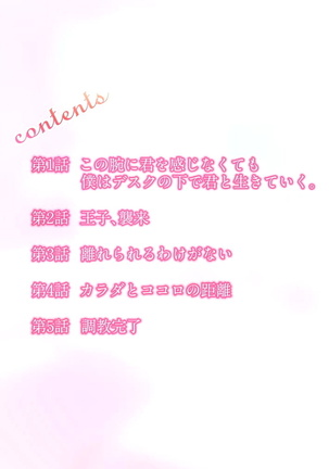 デスクの下で、愛をさけぶ ～曖昧でイビツなふたり～