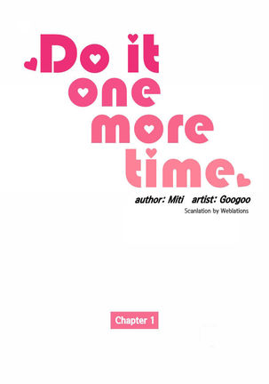 Do It One More Time CH.1-5