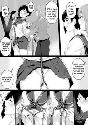 Do M Uraaka Joshi ga Kousoku Yuri Ecchi de Onna Doushi no Yosa o Oshiekomarechau Hon Page #14