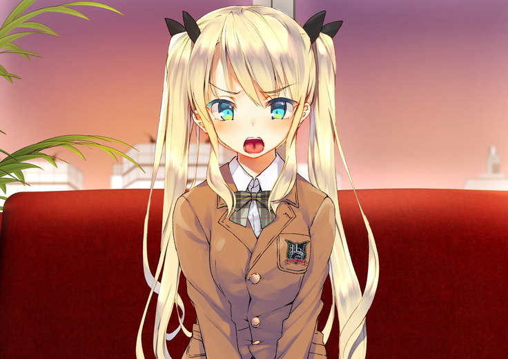 Rin to Shita Kinpatsu Twintail Shoujo ga Omocha ni Narihateru made