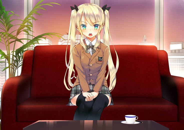 Rin to Shita Kinpatsu Twintail Shoujo ga Omocha ni Narihateru made