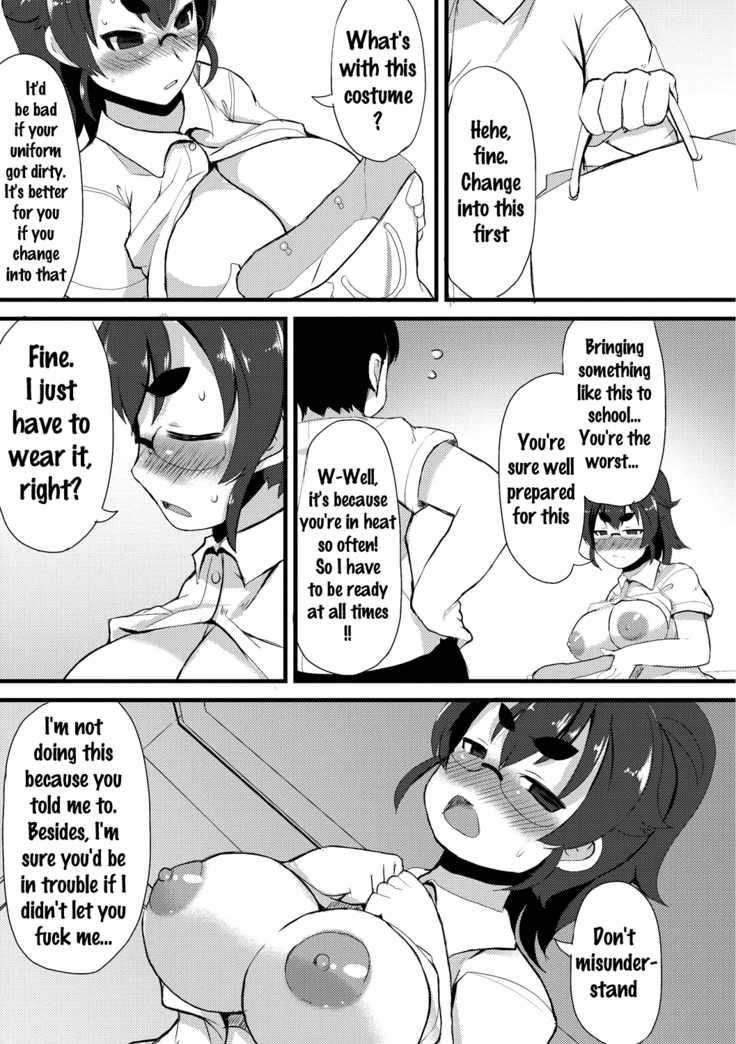 Kyonyuu Yuutousei ~Do-M no Inran Mesubuta ni Daihenshin!~ Ch. 1-5