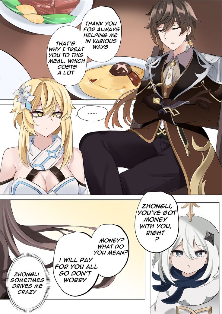 Contract - A Hu Tao x Zhongli Hentai Comic