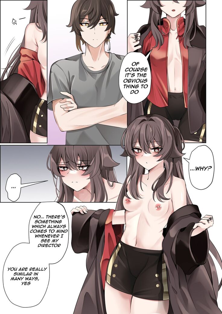Contract - A Hu Tao x Zhongli Hentai Comic