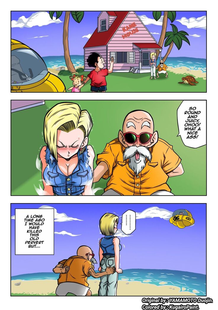 Android 18 vs Master Roshi