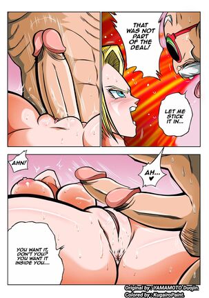 Android 18 vs Master Roshi Page #13